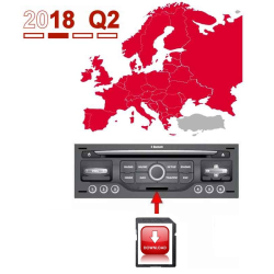 Citroen MyWay Europe 2018-2 mapa de navegação