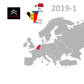 Citroёn Benelux French, 2019-1 Digital Map | eMyWay