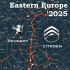 Peugeot / Citroen East & Central Europe 2025 navigation map